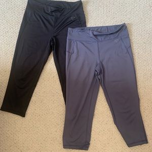 Pair of Black and Grey Leggings